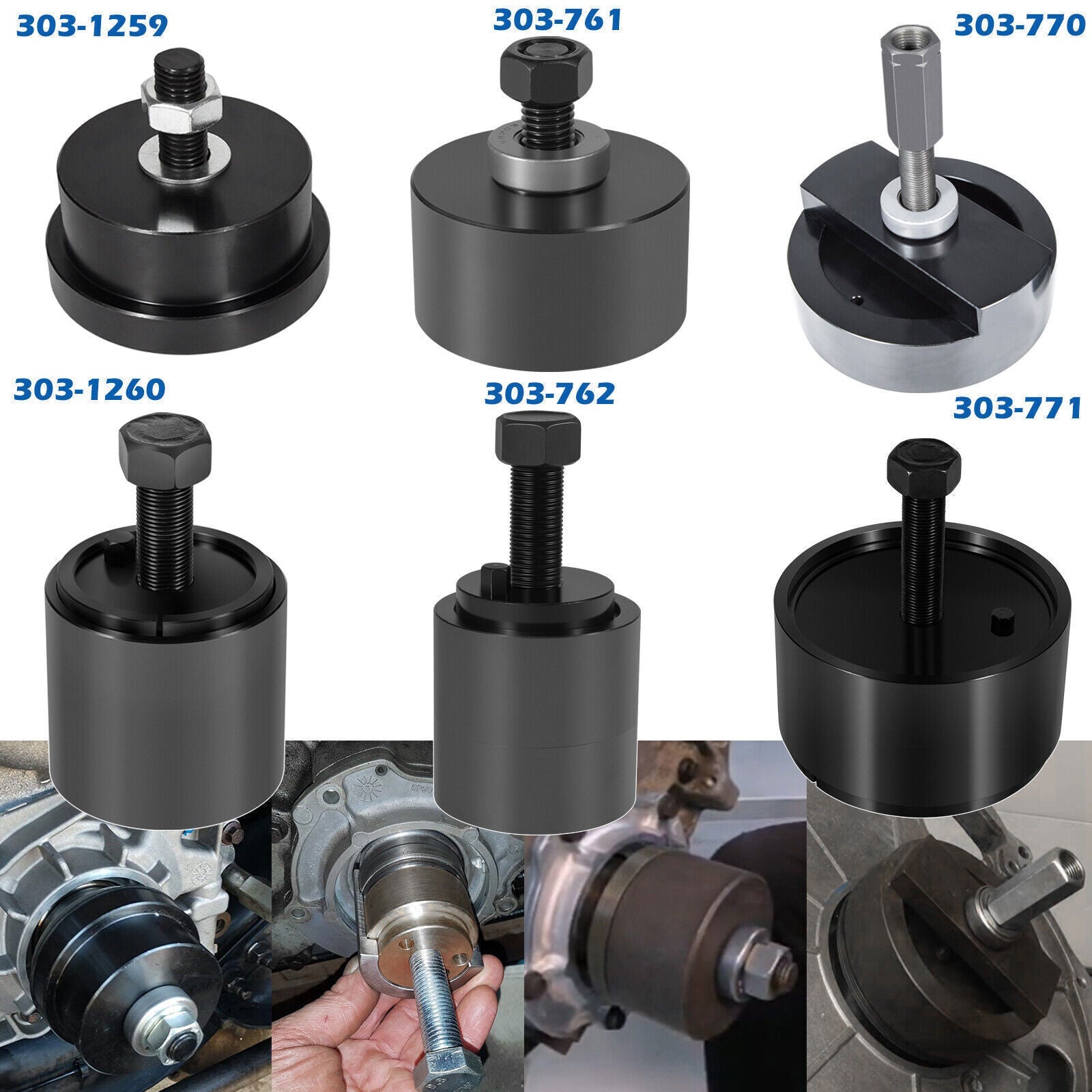 For Ford 6.0L 6.4L Front & Rear Crankshaft Seal Wear Ring Installer Remover Set