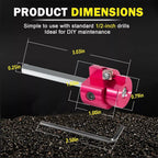 PPR75 PVC Fitting Saver with 1/4" Hex Shaft 3/4" Head Aluminum PVC Reamer Tool