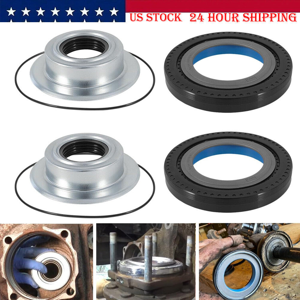 Front Axle Seal & O-Ring & Dust Seals Kit For 2005-2019 Ford F250 F350 Superduty