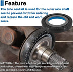 Front Axle Seal & O-Ring & Dust Seals Kit For 2005-2019 Ford F250 F350 Superduty