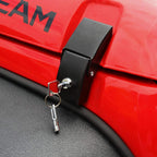 2pcs Locking Hood Look Catch Latches Kit for Jeep Wrangler JK JKU 2007-2018