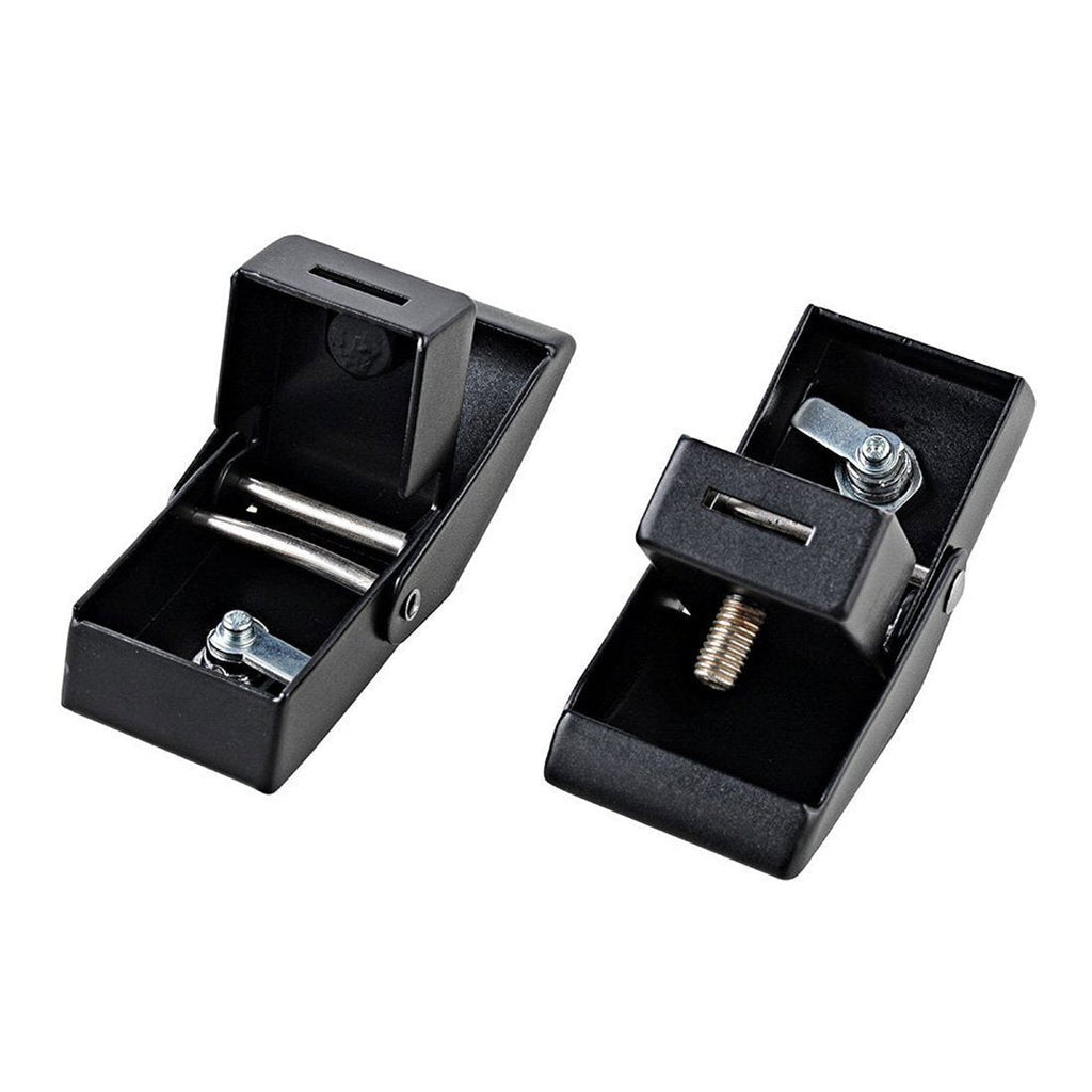 2pcs Locking Hood Look Catch Latches Kit for Jeep Wrangler JK JKU 2007-2018