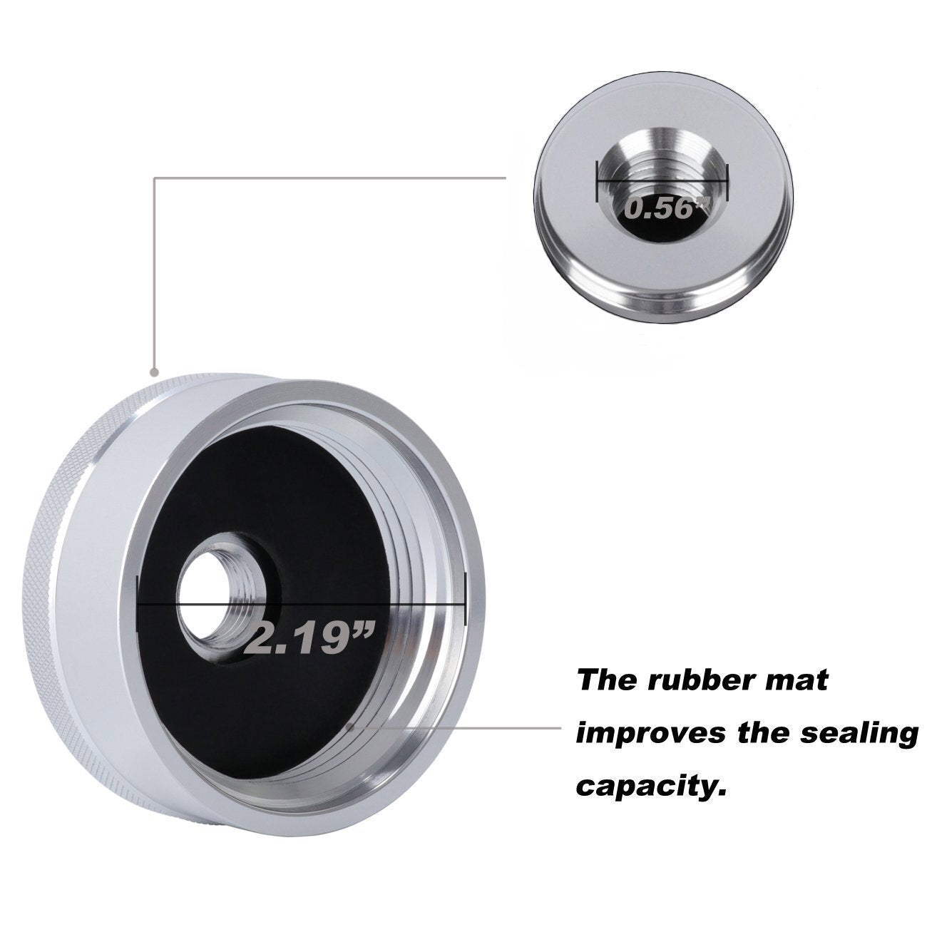 Extended Run Fuel Gas Cap For Honda Generator EU2000i EU1000i Fits 1/4"NPT Line