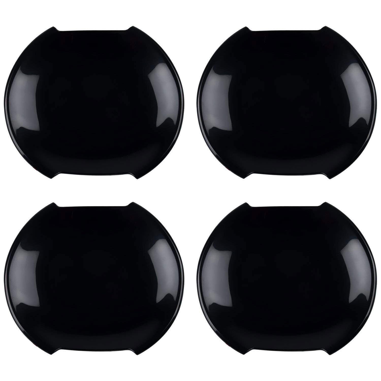 4Pcs Black ABS Door Handle Bowl Frame Cover Trim for Jeep Renegade 2015-2022