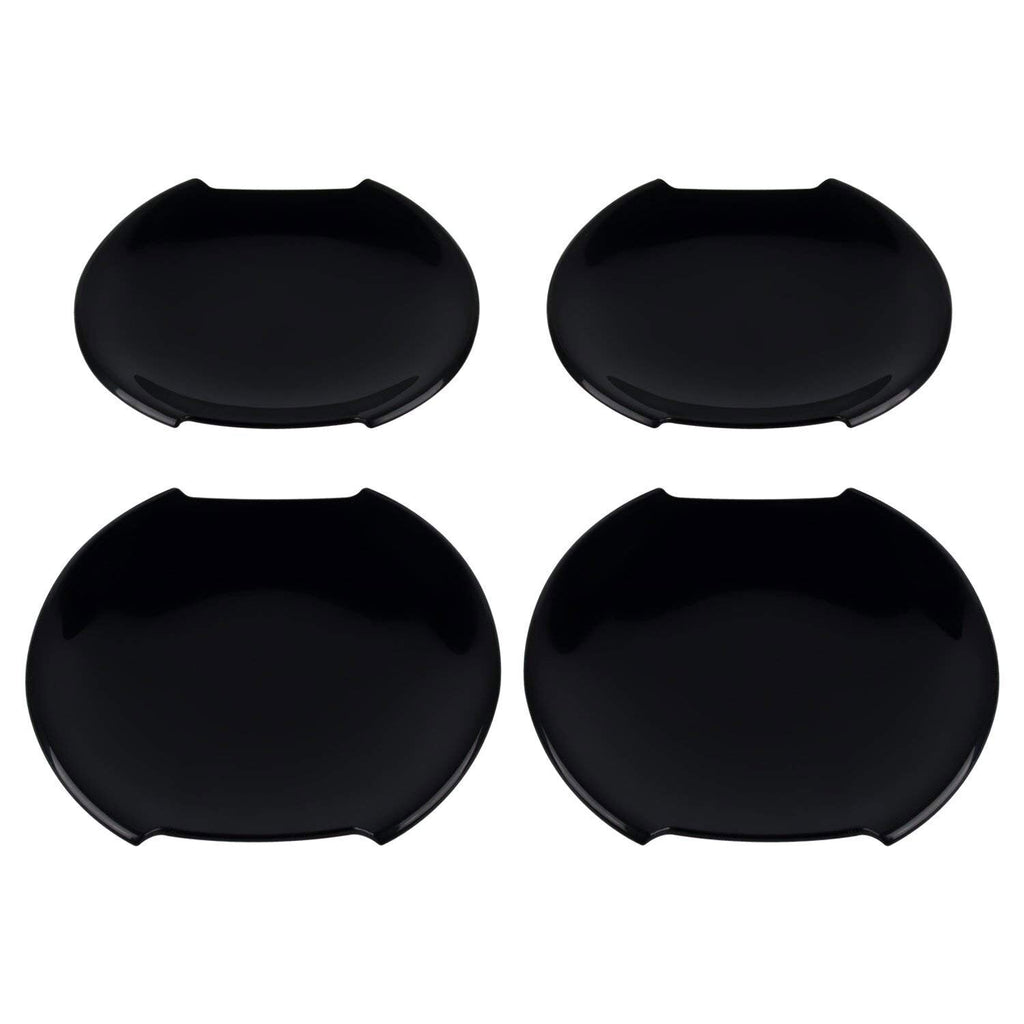 4Pcs Black ABS Door Handle Bowl Frame Cover Trim for Jeep Renegade 2015-2022