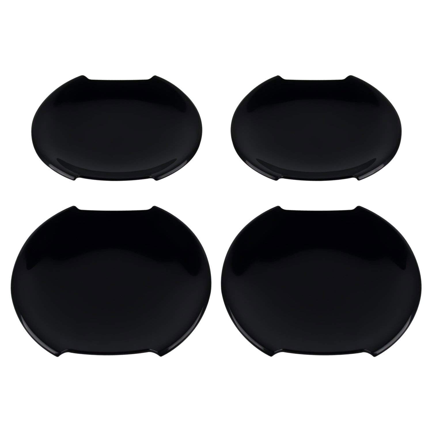 4Pcs Black ABS Door Handle Bowl Frame Cover Trim for Jeep Renegade 2015-2022