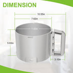 for Robot Coupe 112204S R2 R2B R2N R2 Dice Food Processor Cutter Bowl 3 Quart