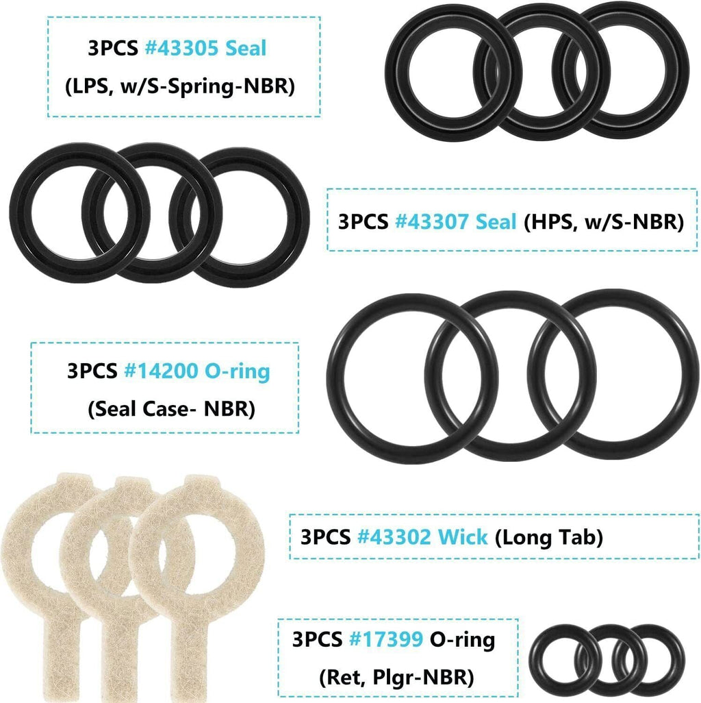 30623 Seal Kit for Cat Pump Models 30 31 34 35 310 310S 310W 340 340S 340W 350