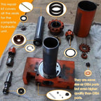 Seal Replacement Repair Rebuild Kit for Ton WS Floor Jack Hein Werner 1-1/2