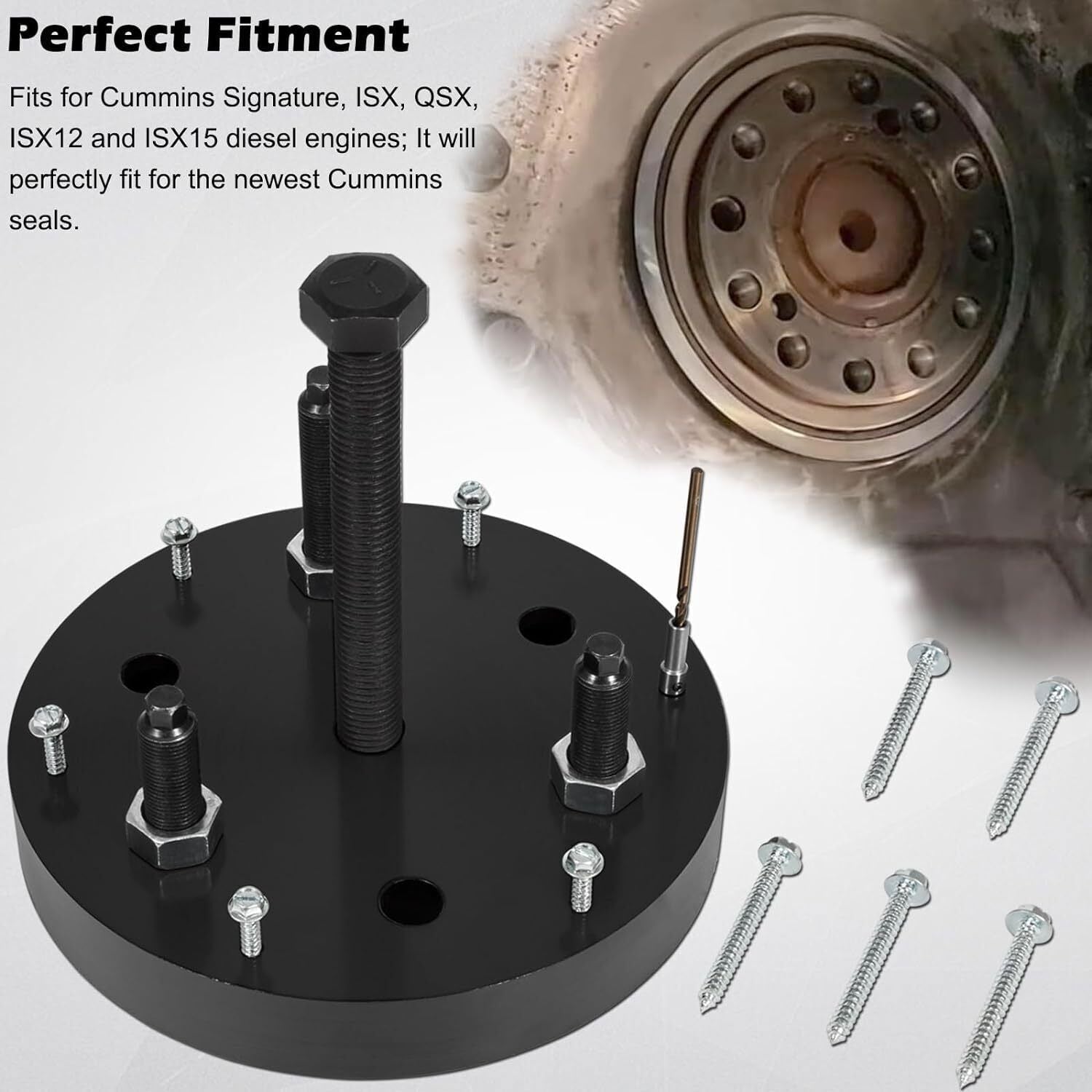 Rear Seal Wear Sleeve Installer Remover Tool 3164780 For Cummins ISX15 ISX12 QSX