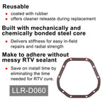 For Dana 60 50 70 Axles Girdle Type Rear Differential Cover Gasket D060