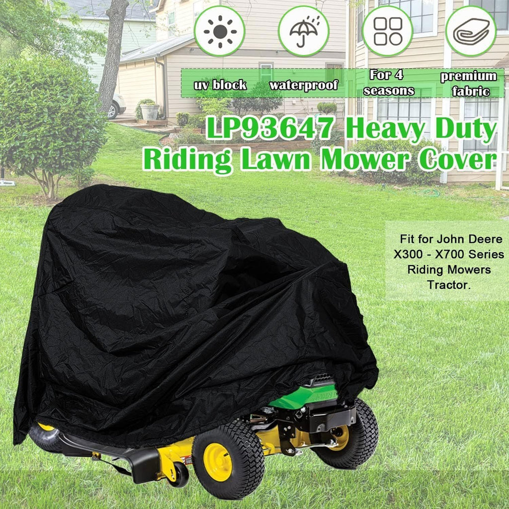 LP93647 Riding Lawn Mower Cover For John Deere X300-X700 Series Tractors