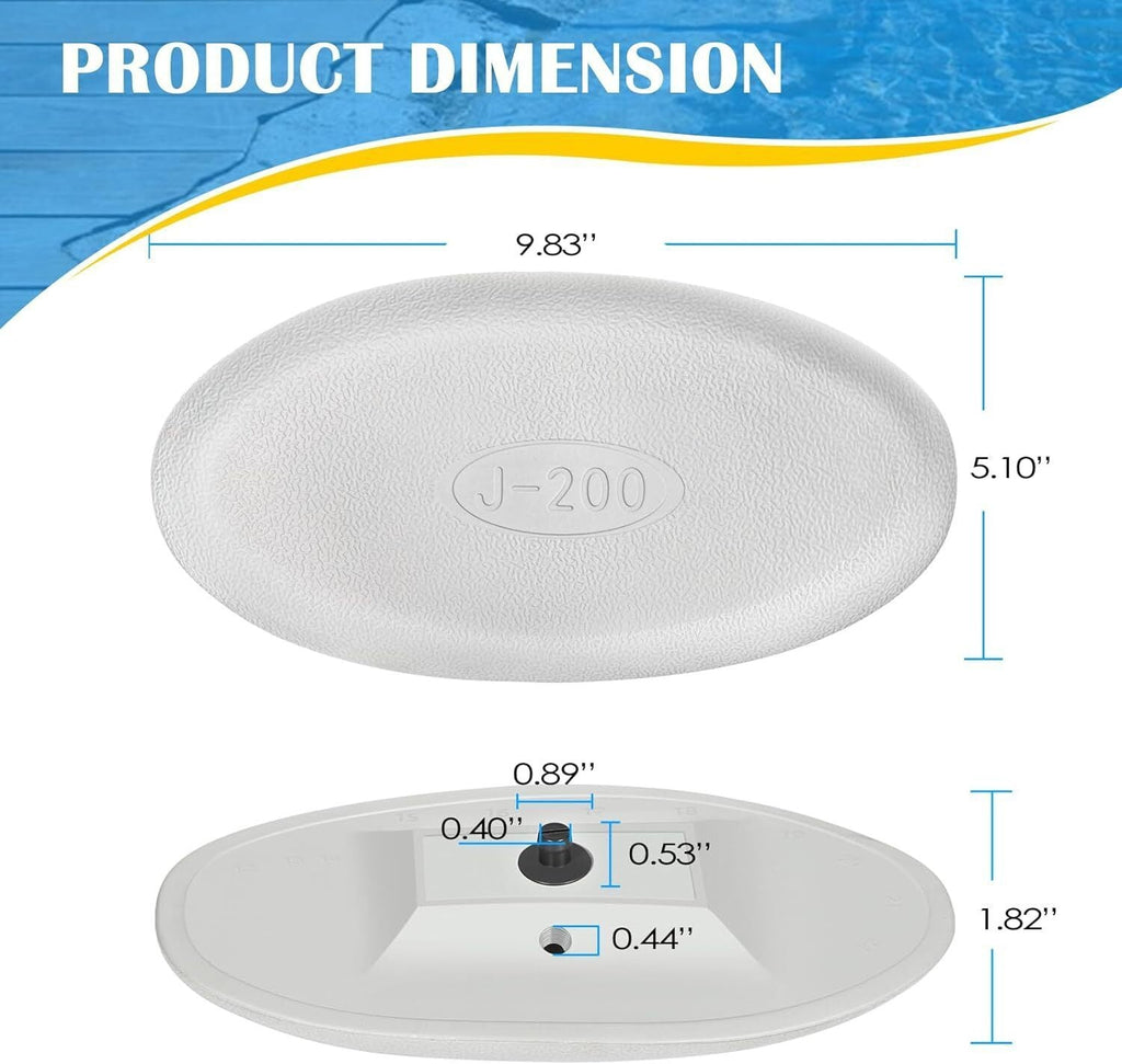 For 2008-current Jacuzzi J-200 Series Hot Tub 2472-828 J-200 Snap In Spa Pillow