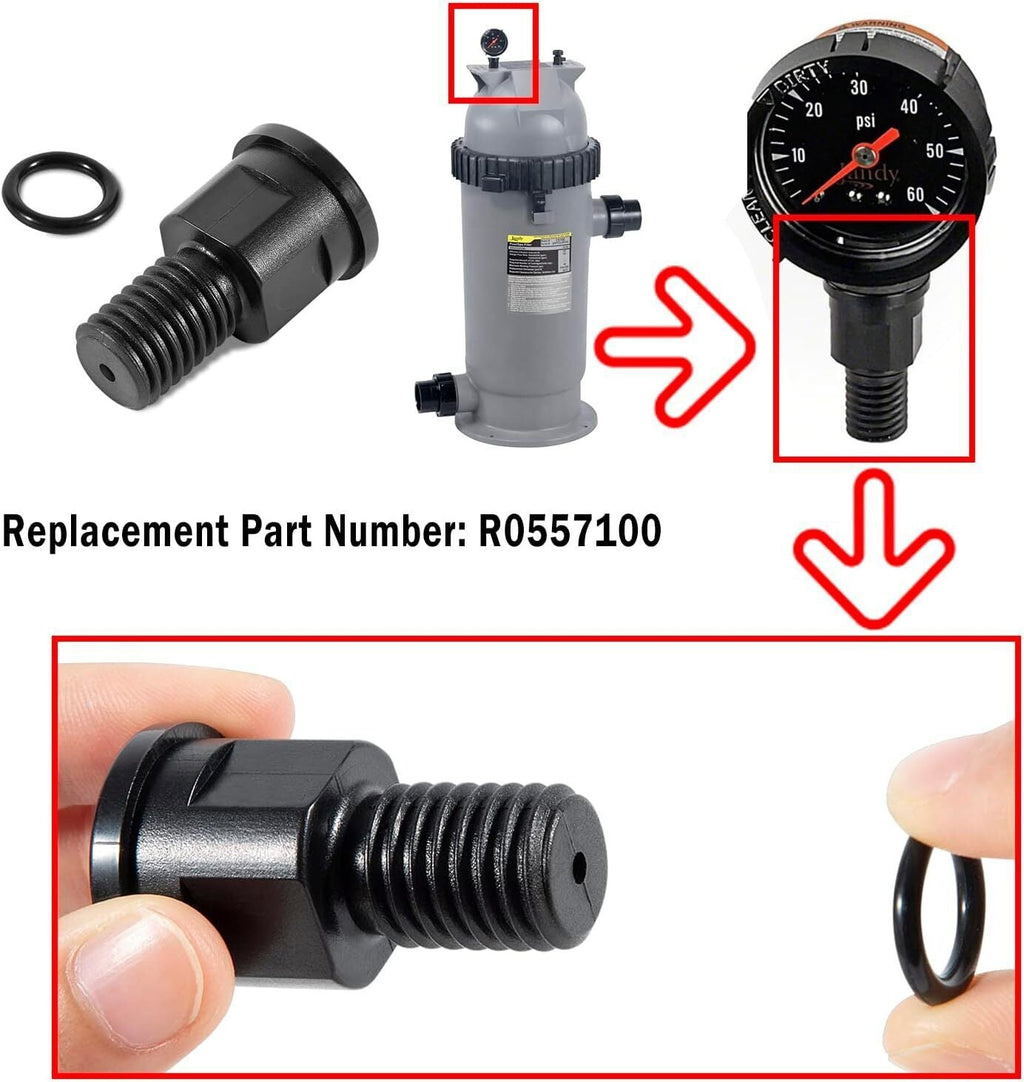 R0557100 Pressure Gauge Adapter For Jandy Zodiac CJ CS Series Filter CJ250 CS250