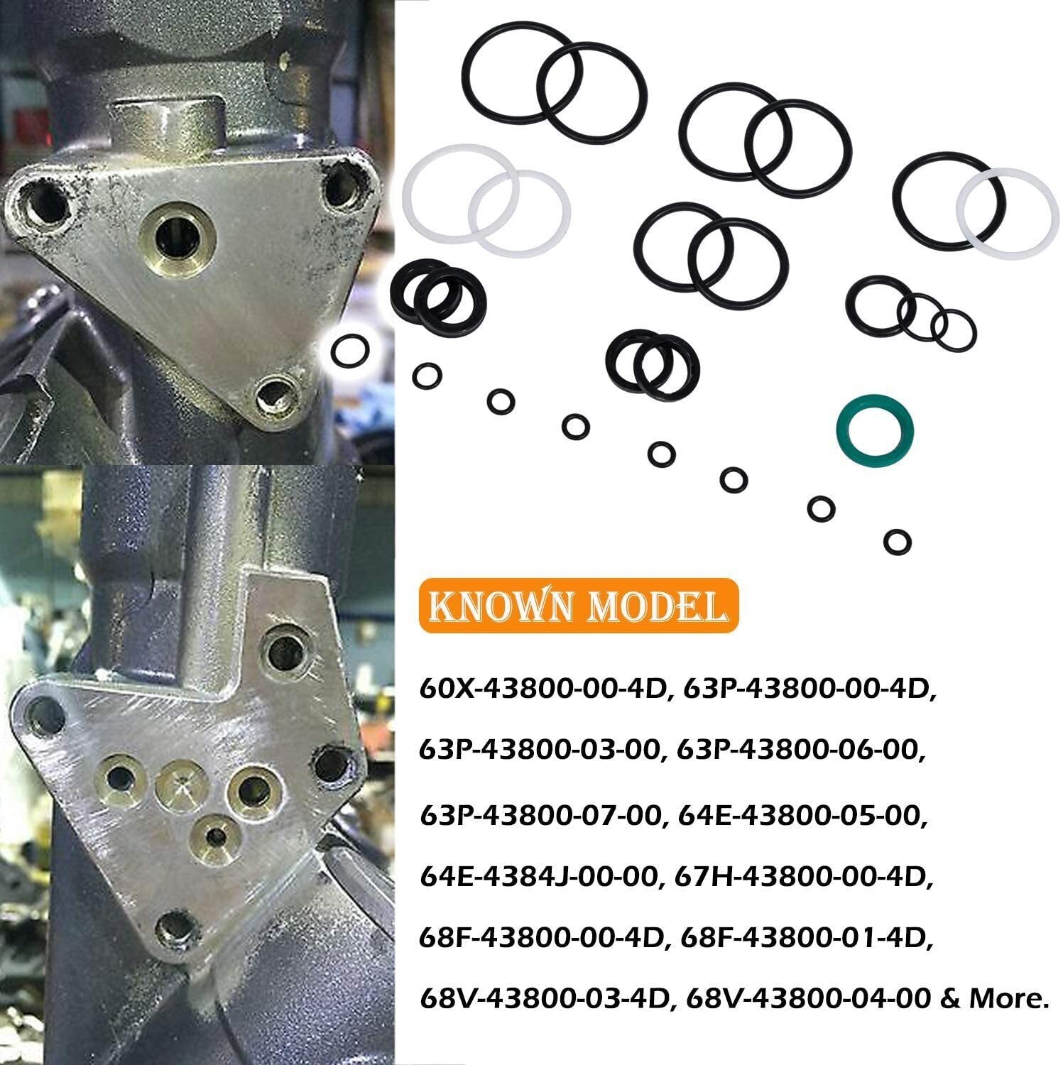 115225FS Seal Kit & Trim/Tilt Pin Wrench MT0006-32mm x 4mm For Yamaha