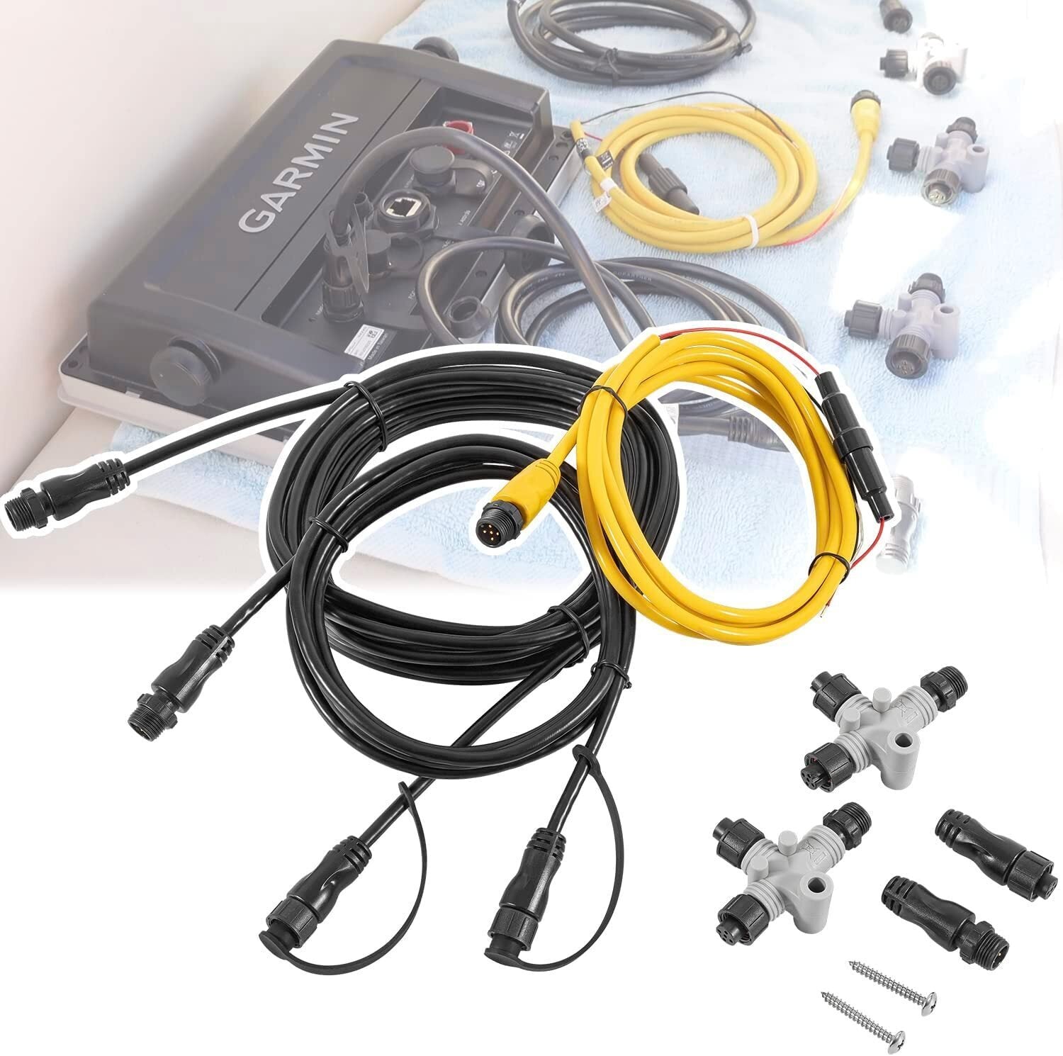 for Garmin NMEA 2000 (N2K) Basic Marine Complete Starter Kit 010-11442-00