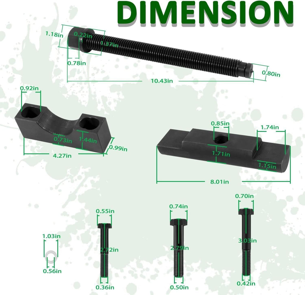 10803 Heavy-Duty Yoke Puller Semi Truck Yoke Remover Tool Kit For Meritor Volvo