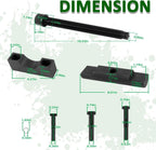10803 Heavy-Duty Yoke Puller Semi Truck Yoke Remover Tool Kit For Meritor Volvo