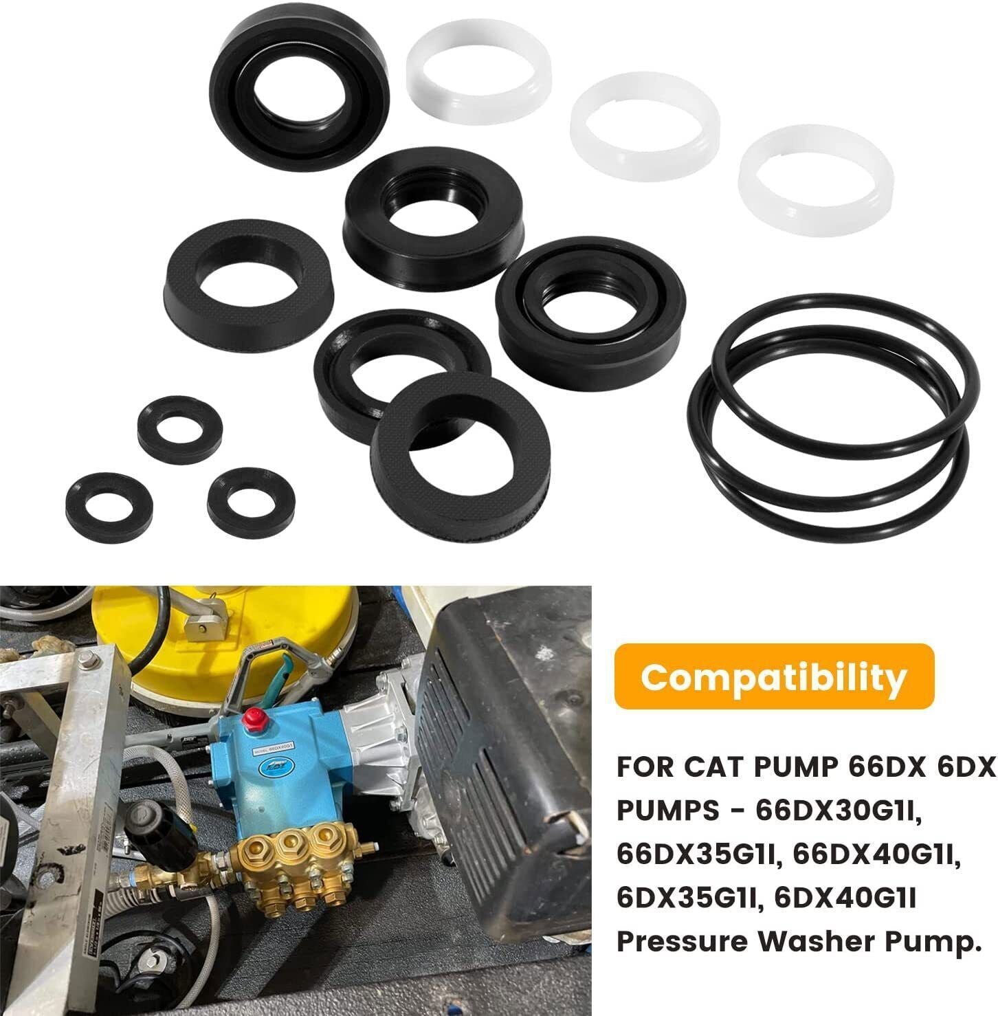 34262 Seal Kit for CAT Pumps 66DX 6DX Pressure Washer Pump 66DX30G1I 6DX40G1I