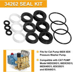 34262 Seal Kit for CAT Pumps 66DX 6DX Pressure Washer Pump 66DX30G1I 6DX40G1I