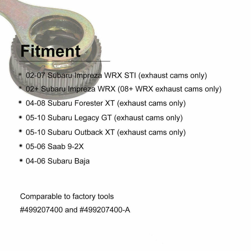 STD Intake Exhaust Cam Sprocket Tool for Subaru WRX STi Forester Baja (Steel)