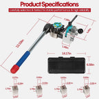 Professional Brake Line Flaring Tool 45 Degree Set-Single, Bubble, Double Flares