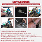 Professional Brake Line Flaring Tool 45 Degree Set-Single, Bubble, Double Flares