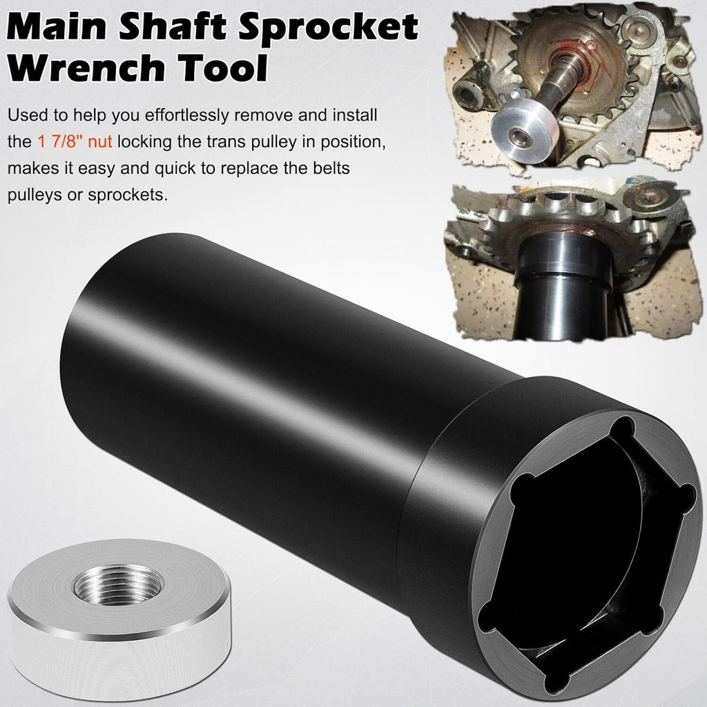 1 7/8 Main Shaft Sprocket Pulley Socket Tool for Harley-Davidson 1936-2006