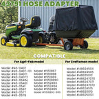 43791 Hose Adapter Lawn Vacuum Parts Hose Adapter for Agri-Fab Vacuums Cleaners