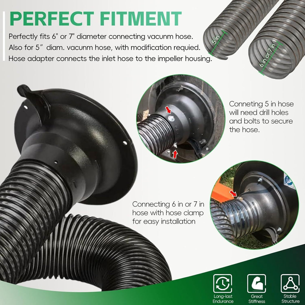 43791 Hose Adapter Lawn Vacuum Parts Hose Adapter for Agri-Fab Vacuums Cleaners