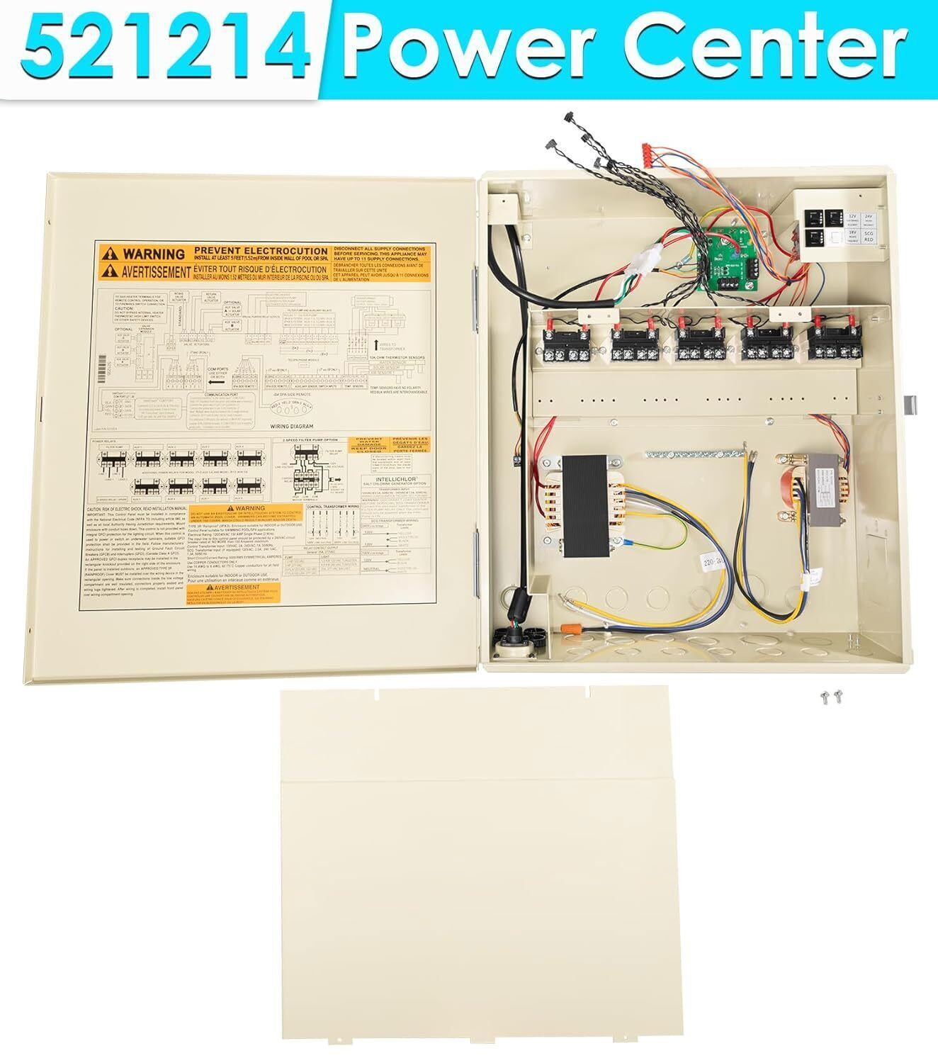 521214 Pool/Spa Power Center for IntelliChlor IC20/40/60 | 115V/230V Transformer
