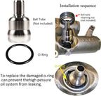 Oil Rail Ball Tube Socket Tool +O-Ring+Injector Seal Kit for 6.0L Ford 2003-2007