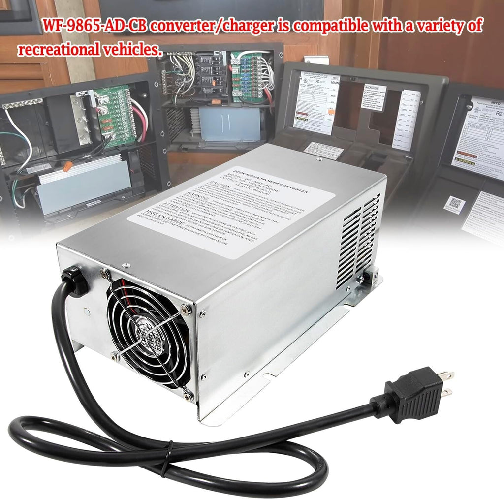 for WFCO WF-9865-AD-CB 65 Amp DC Auto Detect Deckmount Converter Charger WF-9800