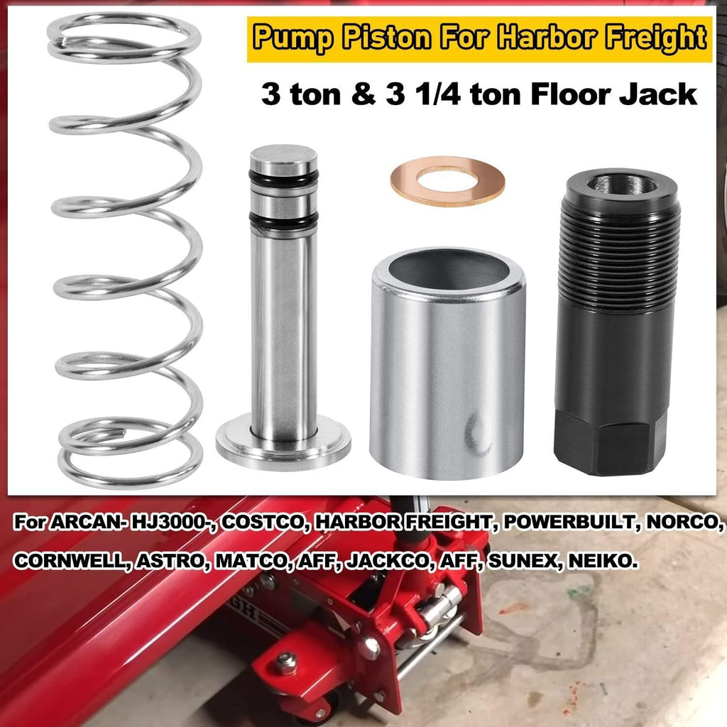 Pump Piston Plunger Kit for Harbor Freight-Costco-Arcan-Matco 3 & 3 1/4 Ton Jack