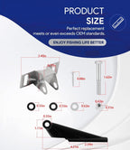 000-10262-001 Replacement Mount for DSI Skimmer for DSI Units, Transducer Mount