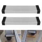 2Pcs Aluminum Boat Trailer Round Fender Mount and Step Pad Bolt On Brackets