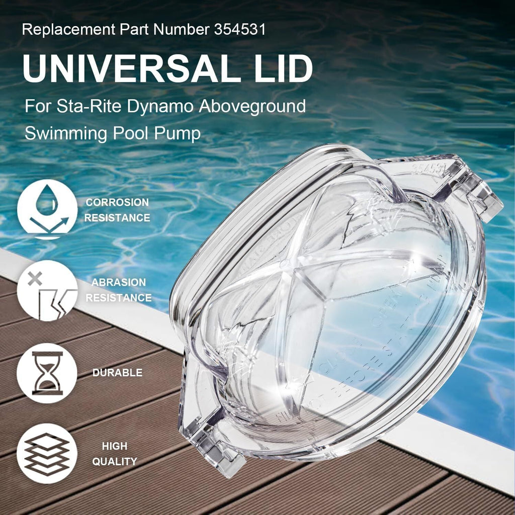 for Pentair Sta-Rite Dynamo Aboveground Pumps Universal Lid ,Replace Part 354531