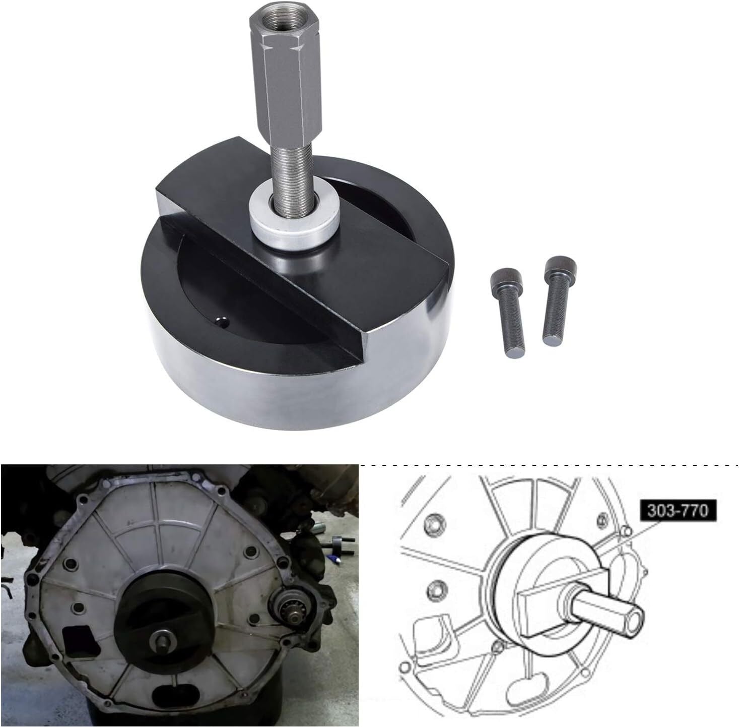 303-770 Crankshaft Rear Seal and Wear Ring Installer for Ford 4.5L, 6.0L & 6.4L