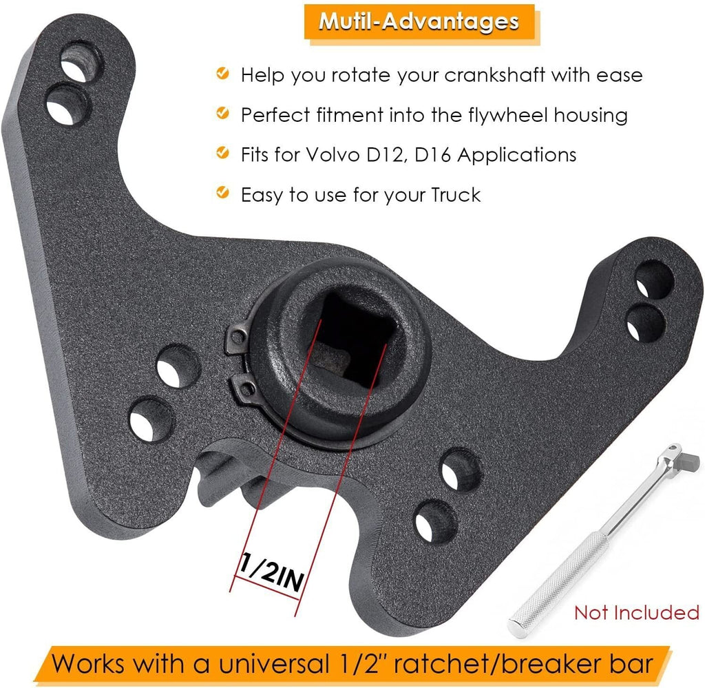Crank/Flywheel Tool For 1998-2007 Volvo D12,D16 & Mack Truck 9996956 9996620