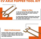 12020 Axle Popper Kit Inner CV Axle Removal Tool For Front Wheel Drive Vehicles