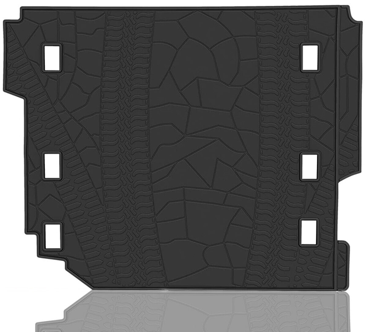Cargo Liner Cargo Tray Mat for Jeep Wrangler JL 2018-2021 Rubber Trunk Floor Mat