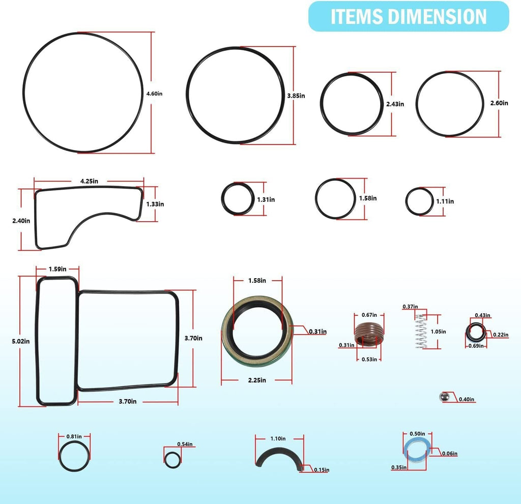 Upper Seal Kit for Mercruiser Bravo 1 2 & 3, X, XR, XZ Sterndrive #26-16709A2