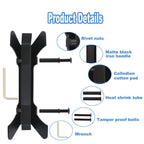 Black Anti-Theft Generator Security Bracket for Honda Generator EU2200i EU2000i