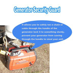 Black Anti-Theft Generator Security Bracket for Honda Generator EU2200i EU2000i