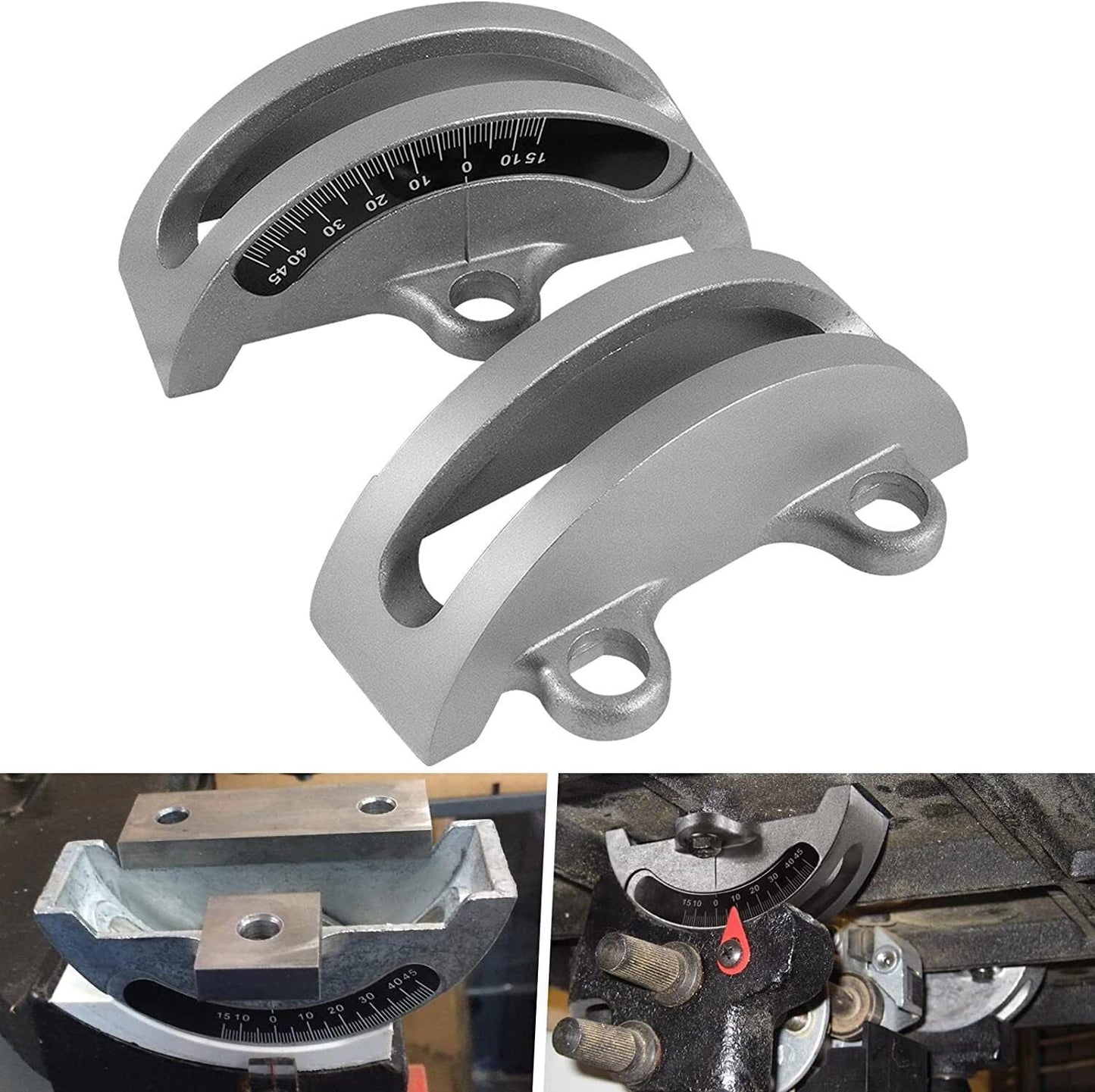 14" Bandsaw Trunnions with Degree Scale for Most 14-Inch Wood Band Saws 2Pcs