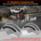 14" Bandsaw Trunnions with Degree Scale for Most 14-Inch Wood Band Saws 2Pcs