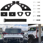 Hi Lift Jack Mount Hood Hinge Door Hinge Bracket for Jeep Wrangler JK JL 07-21