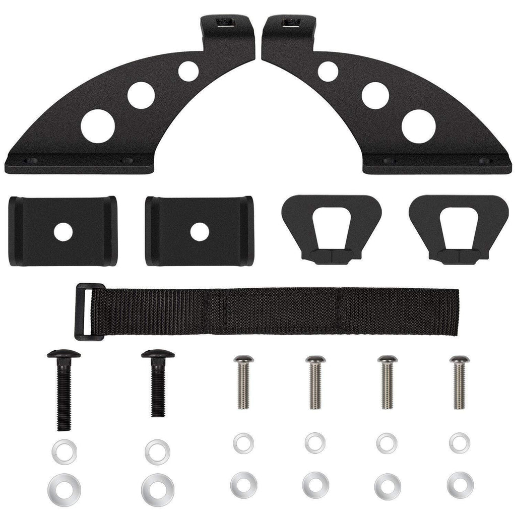 Hi Lift Jack Mount Hood Hinge Door Hinge Bracket for Jeep Wrangler JK JL 07-21