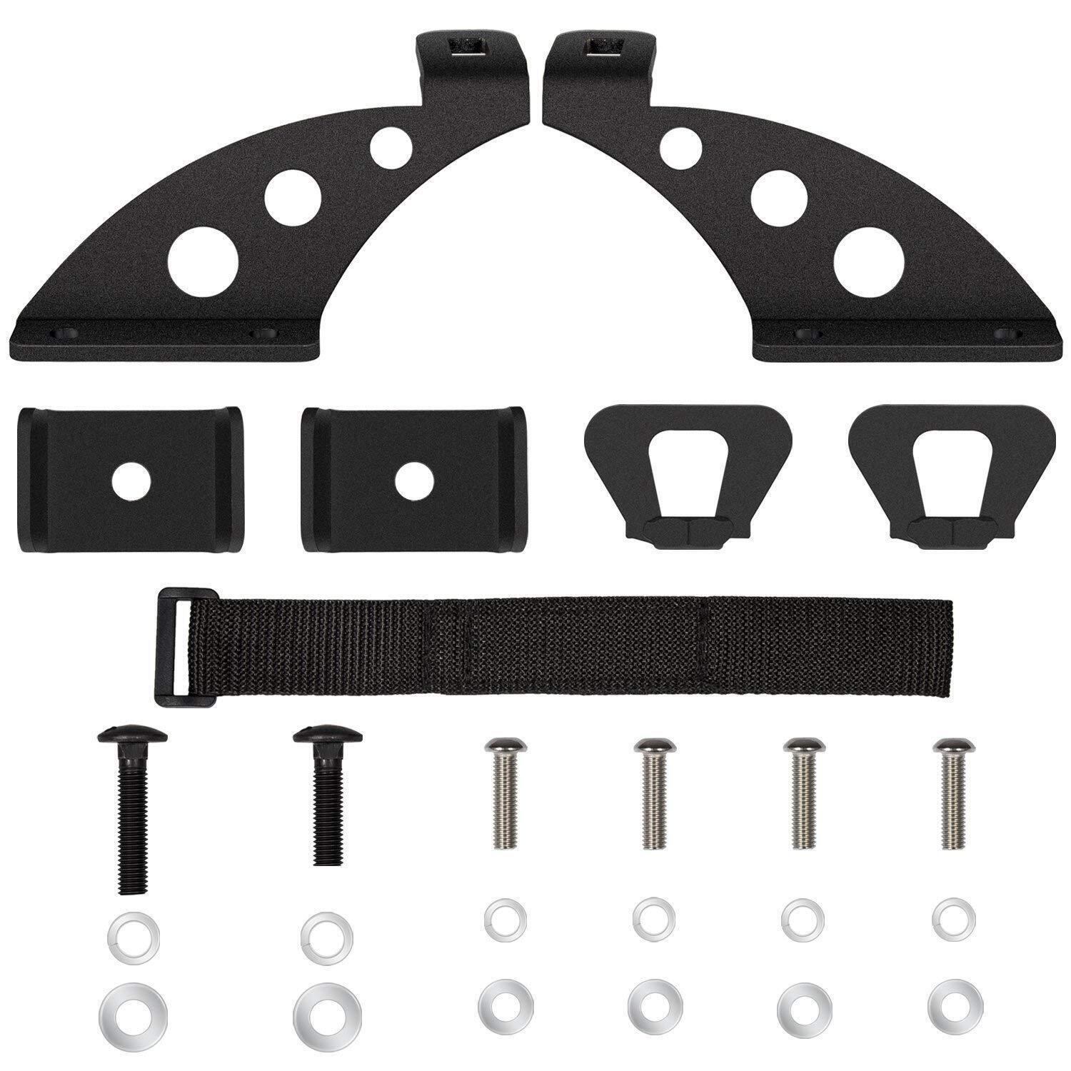 Hi Lift Jack Mount Hood Hinge Door Hinge Bracket for Jeep Wrangler JK JL 07-21