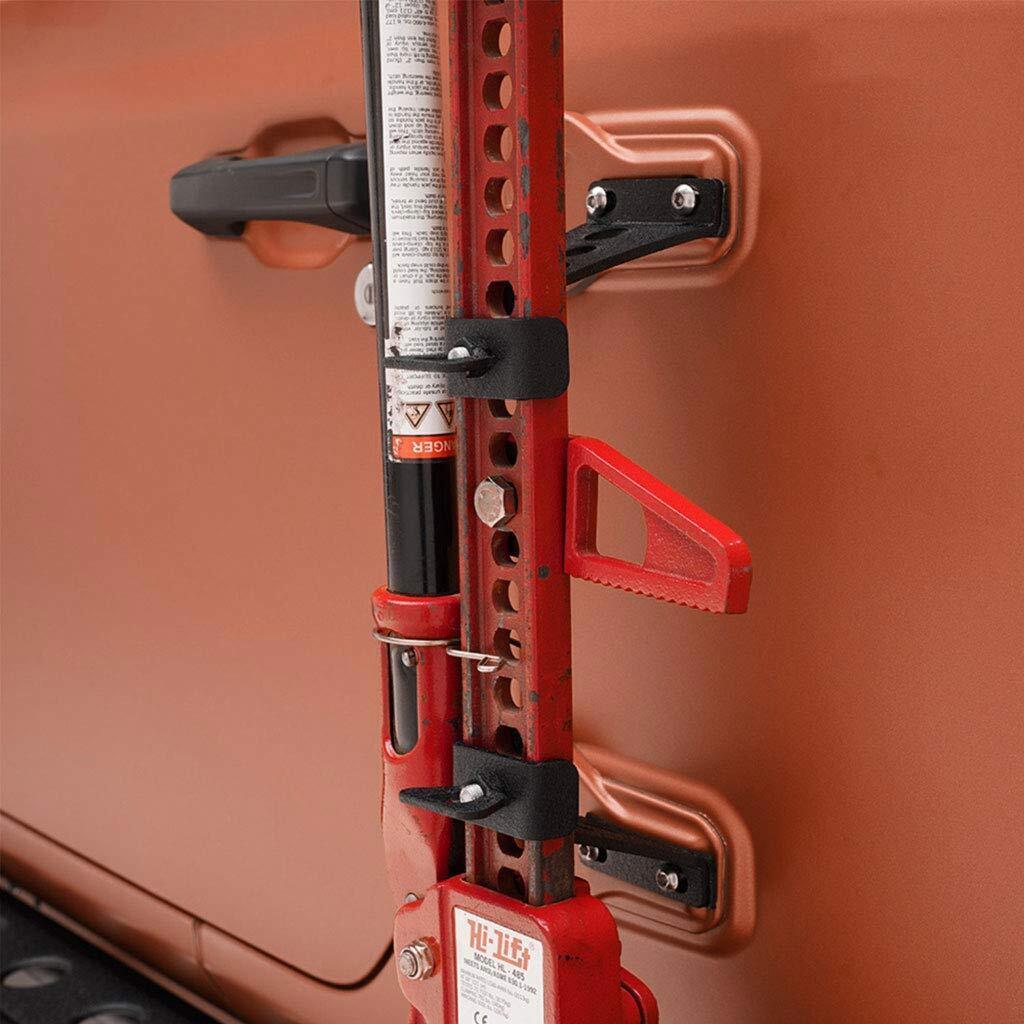 Hi Lift Jack Mount Hood Hinge Door Hinge Bracket for Jeep Wrangler JK JL 07-21